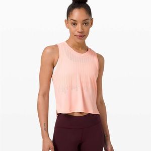 Lululemon Train to Be Tank Ballet Pink Size 10